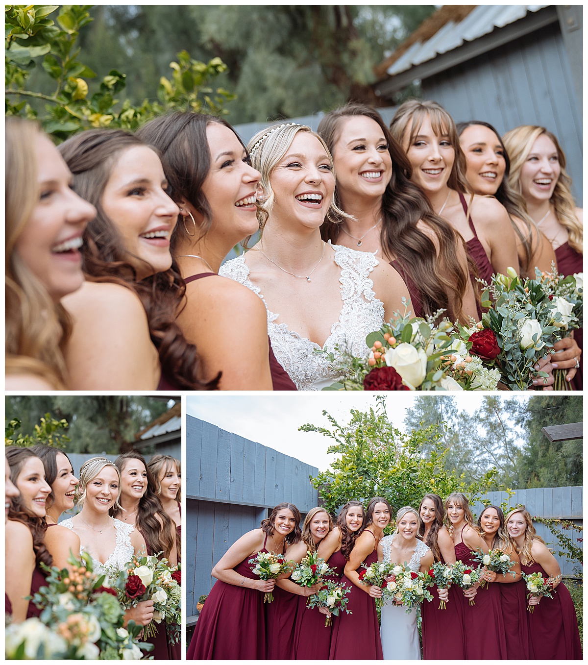 Beautiful Bridesmaids at the Windmill Winery in Florence, Arizona